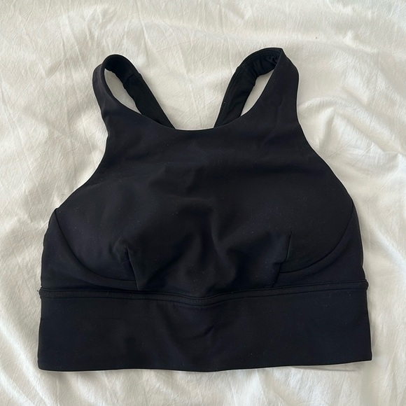 Lululemon Wunder Train Longline Bra, black, size 6 - Picture 3 of 7